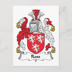 Cartão Postal Ross Family Crest