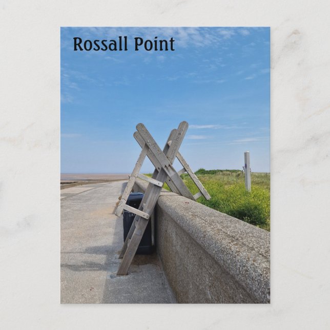 Cartão Postal Rossall Point (Frente)