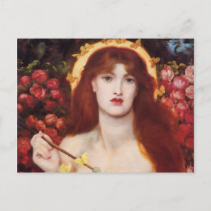 Cartão Postal Rossetti Venus Verticordia Belas Artes