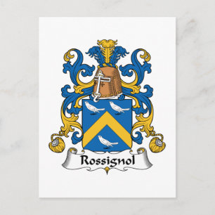 Cartão Postal Rossignol Family Crest