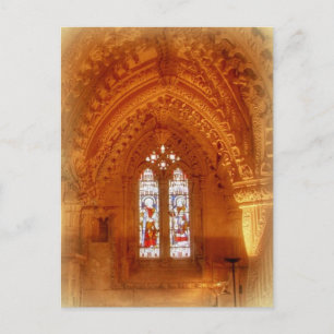 Cartão Postal Rosslyn Chapel Interior