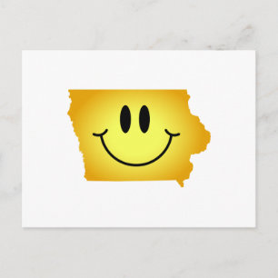 Cartão Postal Rosto de Iowa