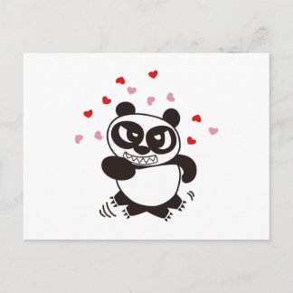 Cartão Postal Rosto de Panda Irritado 32