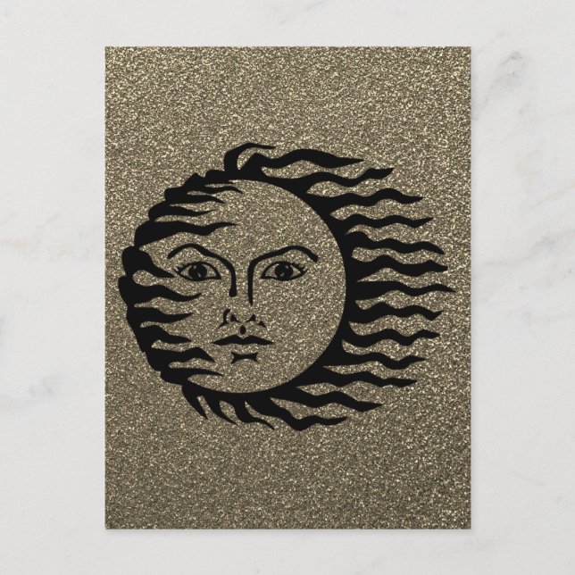 Cartão Postal Rosto de Planeta (Frente)