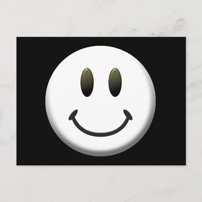 Cartão Postal Rosto Feliz (Frente)
