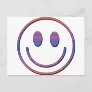 Cartão Postal Rosto Retro Groovy