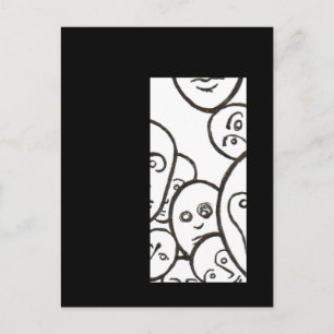 Cartão Postal Rostos