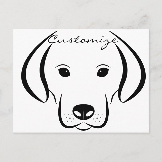 Cartão Postal RostoThunder_Cove de Puppy (Frente)