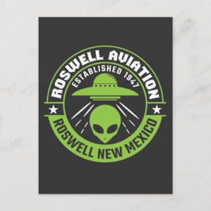 Cartão Postal Roswell Aviation Criada Em 1947