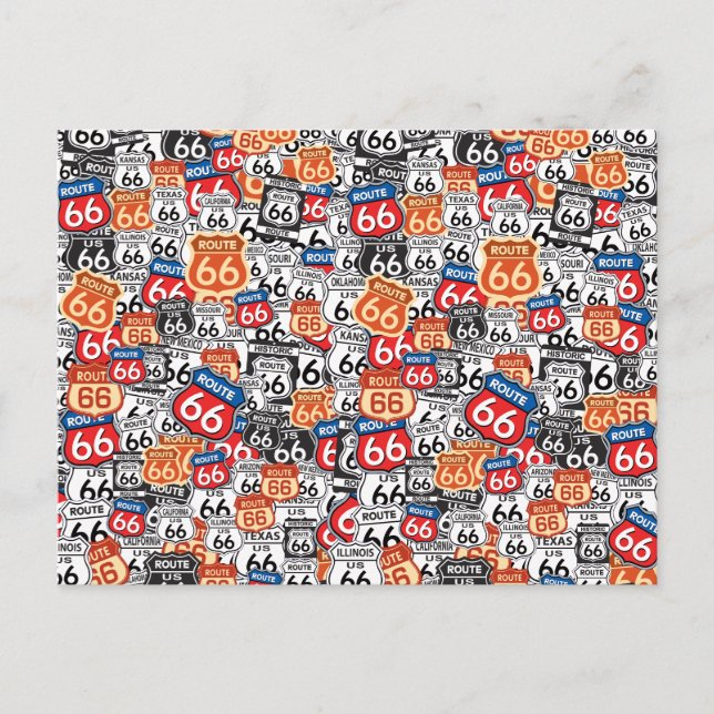 Cartão Postal Rota 66 (Frente)