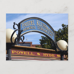 Cartão Postal rotação de san francisco