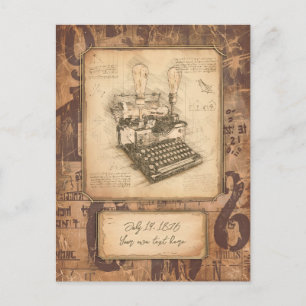 Cartão Postal Roteiro de Tela/Presente de Arte de Vintagem de Sc