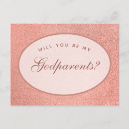 Cartão Postal Roteiro Oval Branco Dourado da Proposta dos Padrõe