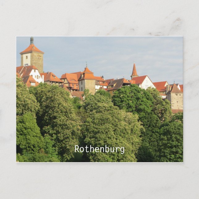 Cartão Postal Rothenburg, Alemanha (Frente)