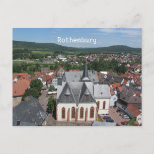 Cartão Postal Rothenburg, Alemanha