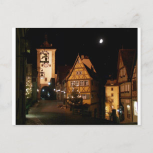 Cartão Postal Rothenburg Alemanha em Lua