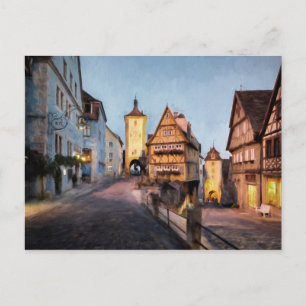 Cartão Postal Rothenburg ob der Tauber