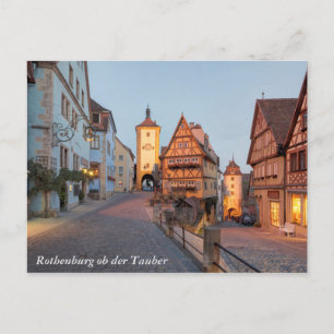Cartão Postal Rothenburg ob der Tauber