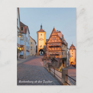 Cartão Postal Rothenburg ob der Tauber