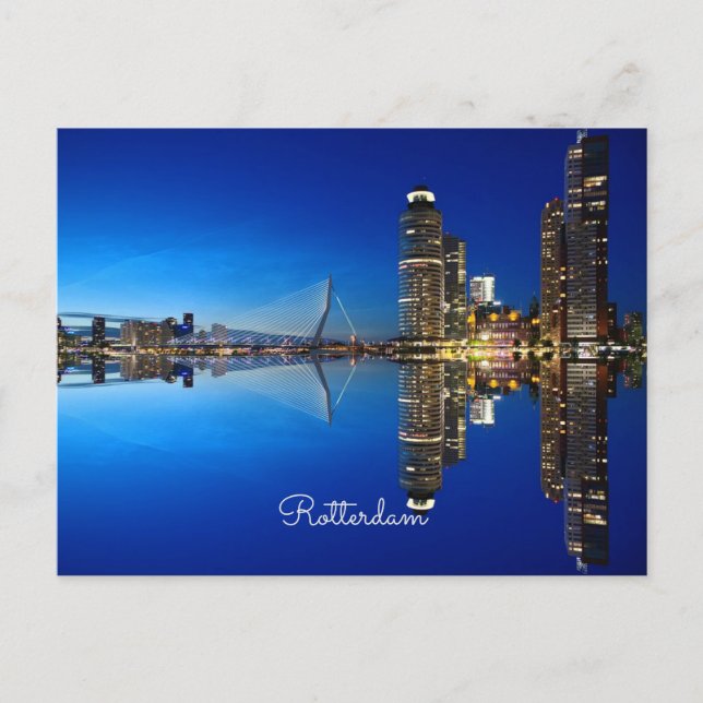 Cartão Postal Rotterdam, Fotografia Paisagística (Frente)
