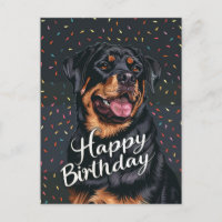 Rottweiler Feliz Aniversário
