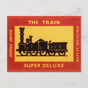 Cartão Postal Rótulo de correspondência entre a vinheta do combo