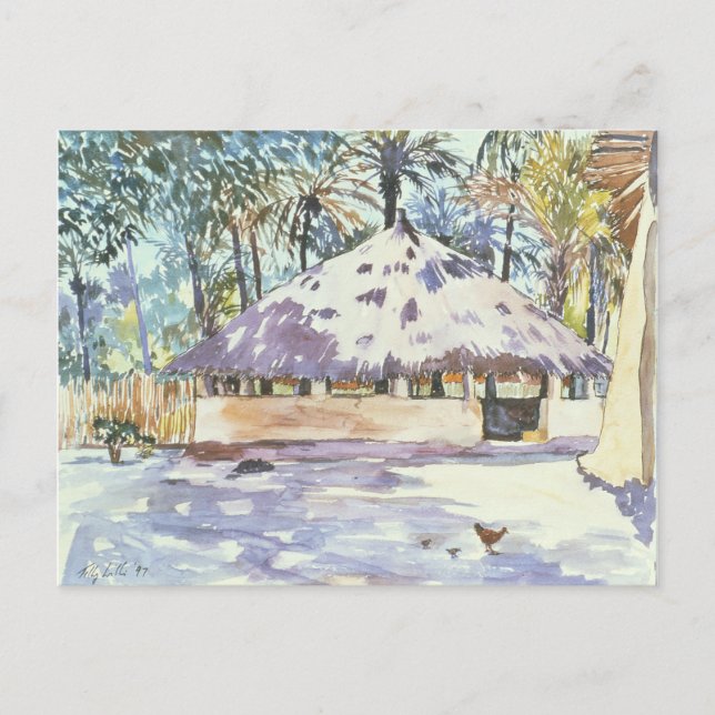 Cartão Postal Rotunda Senegal África Ocidental 1997 (Frente)