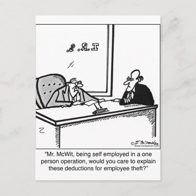Cartão Postal Roubo do Trabalhador Independente e do Funcionário (Frente)