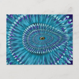 Cartão Postal Round Jurassic EYE SEE YOU doodle