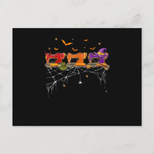 Cartão Postal Roupa de máquina de colchar presentes de Halloween