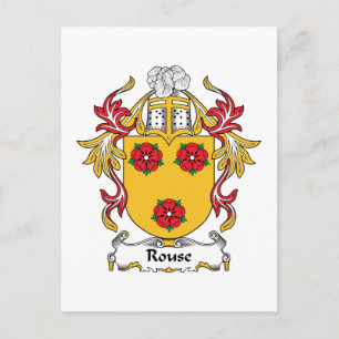 Cartão Postal Rouse Family Crest