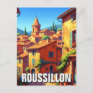 Cartão Postal Roussillon França