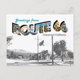 Cartão Postal Route 66 Claremont Postcard