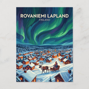 Cartão Postal Rovaniemi Finlândia