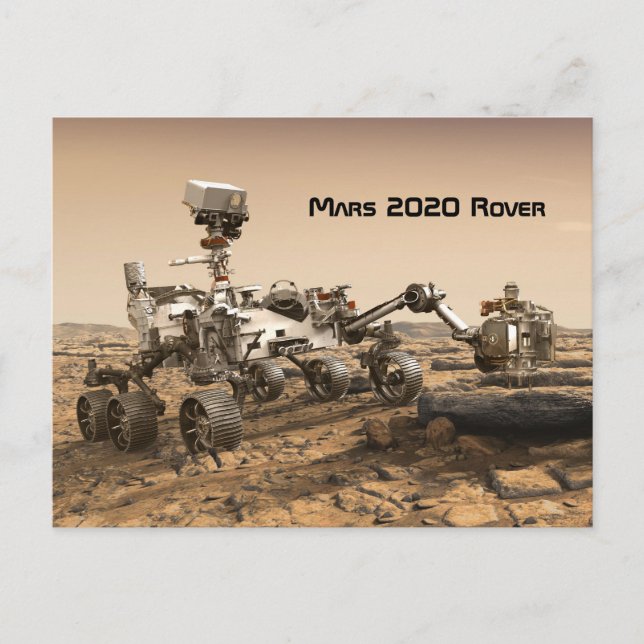 Cartão Postal Rover Mars 2020 (Frente)