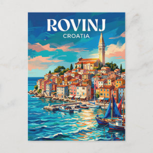 Cartão Postal Rovinj Croácia
