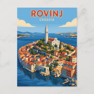 Cartão Postal Rovinj Croácia