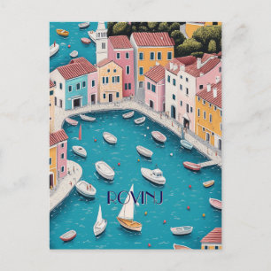 Cartão Postal Rovinj Croácia Viagem