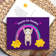 Roxo Boho Arco Arco-Íris Aniversário Bonito Obriga