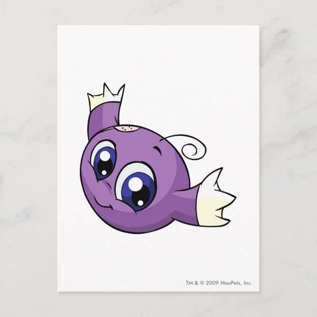 Cartão Postal Roxo de Kiko (Frente)