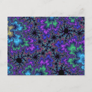 Cartão Postal Roxo Watercolor Speckle