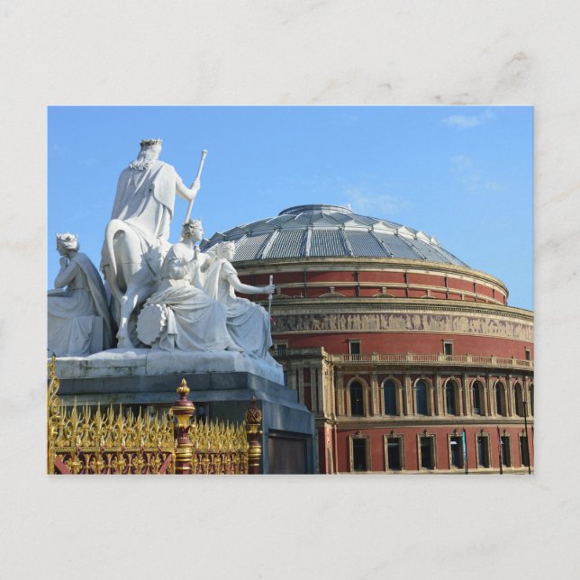 Cartão Postal Royal Albert Hall London (Frente)