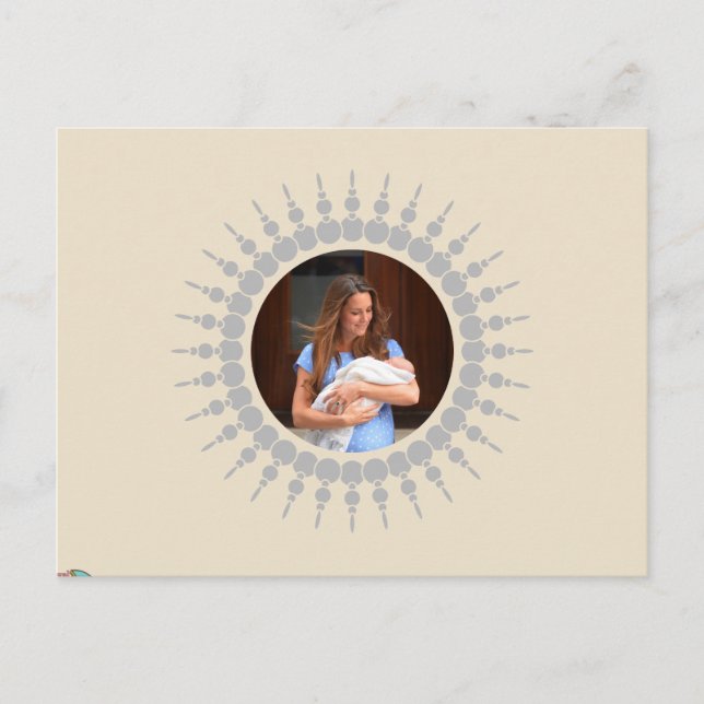 Cartão Postal Royal Baby (Frente)