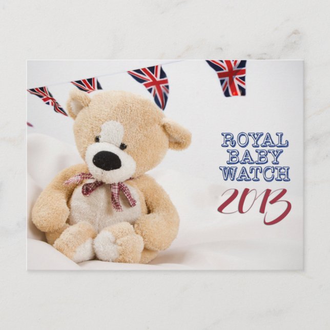Cartão postal Royal Baby Watch 2013 (Frente)