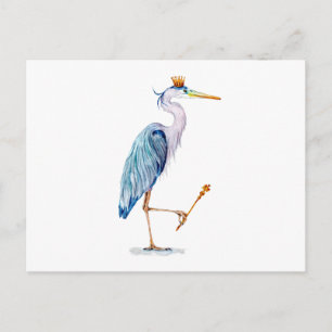 Cartão Postal Royal Blue Heron