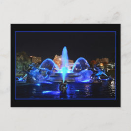Cartão Postal Royal Blue J.C. Nichols Fountain, Kansas City