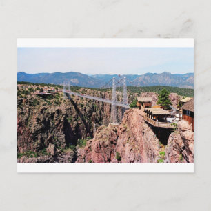 Cartão Postal Royal Gorge Bridge, a mais alta dos EUA