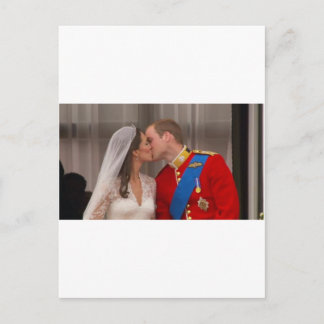 Cartão Postal Royal Kiss Prince William e Princess Kate