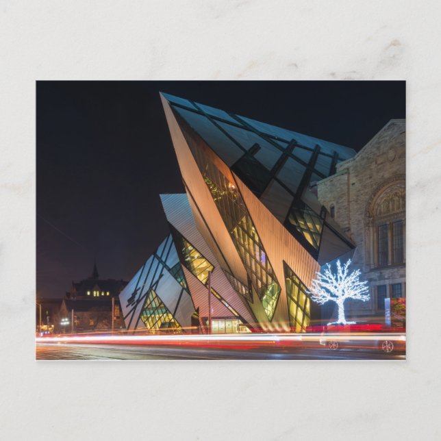 Cartão Postal Royal Ontario Museum (ROM), Toronto, Canadá (Frente)