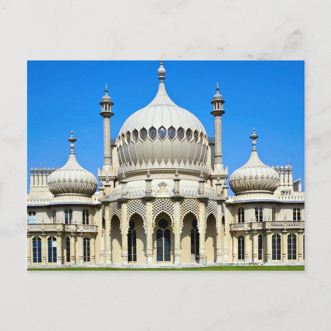 Cartão Postal Royal Pavilion, Brighton, Sussex, Inglaterra (Frente)